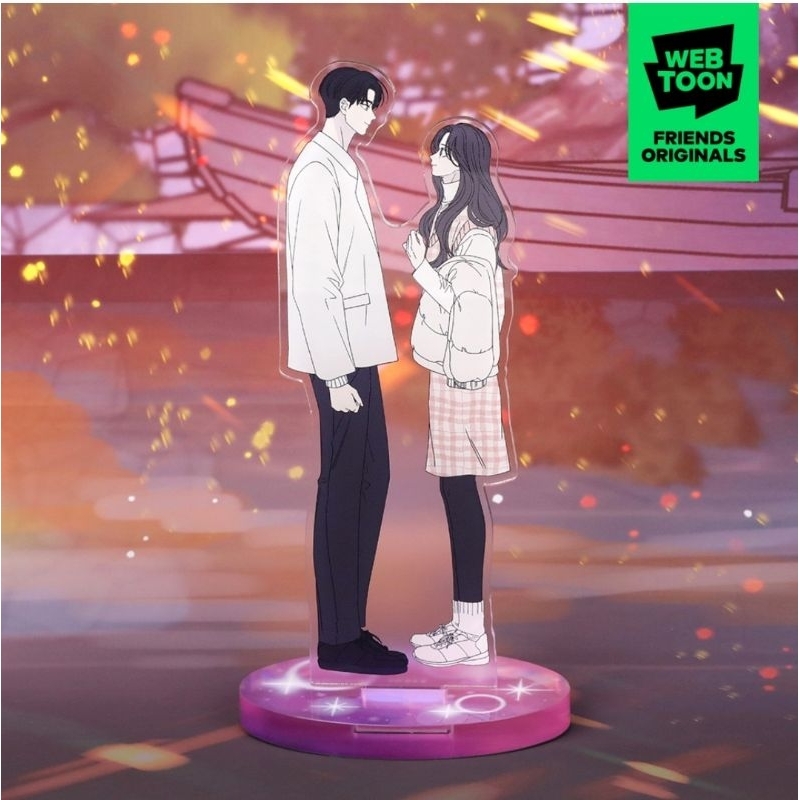 PRE-ORDER MANHWA WEBTOON FRIENDS ACRYLIC STANDEE - Cry, or Better Yet, Beg - No Office Romance - You