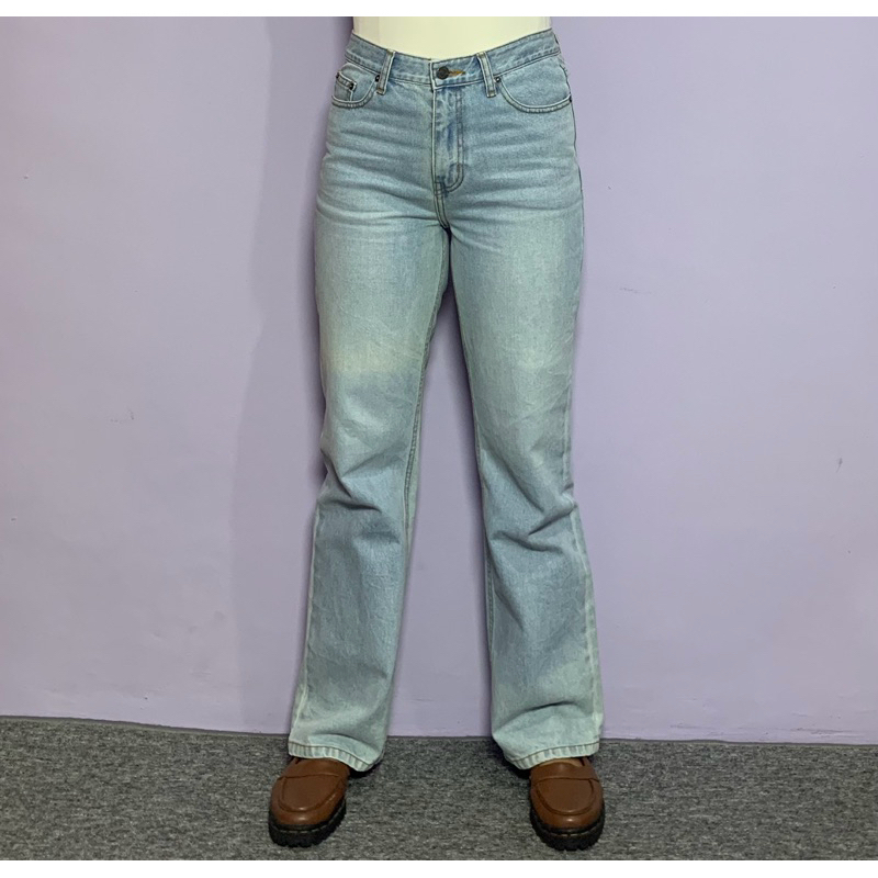Youroldfit - Thrift celana jeans celana panjang