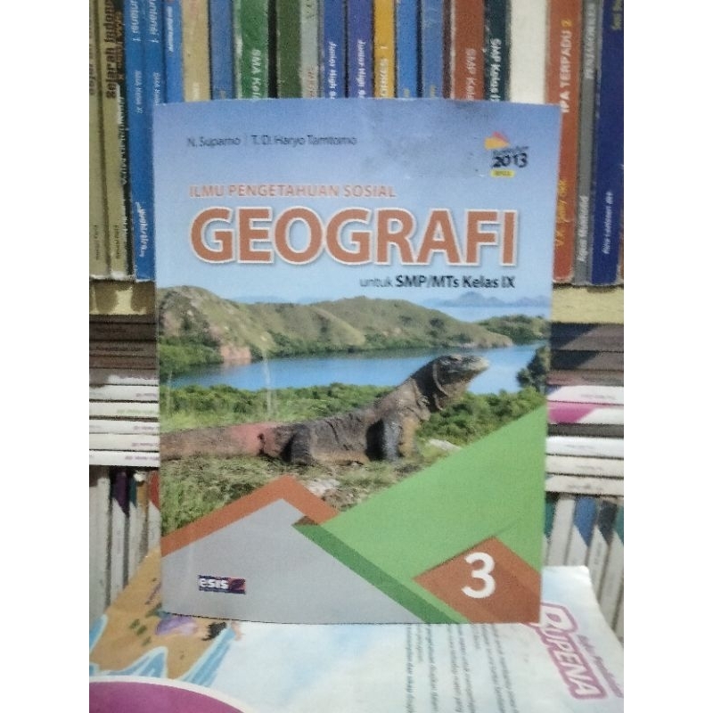 buku geografi kelas 9/IX/3 smp mts esis revisi