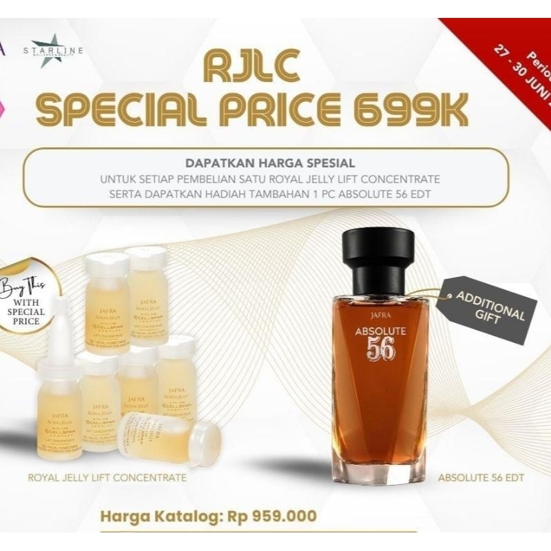 [PROMO] JFRA Serum Royal Jelly Lift Concentrate 1 Box FRee Parfum Absolute 56