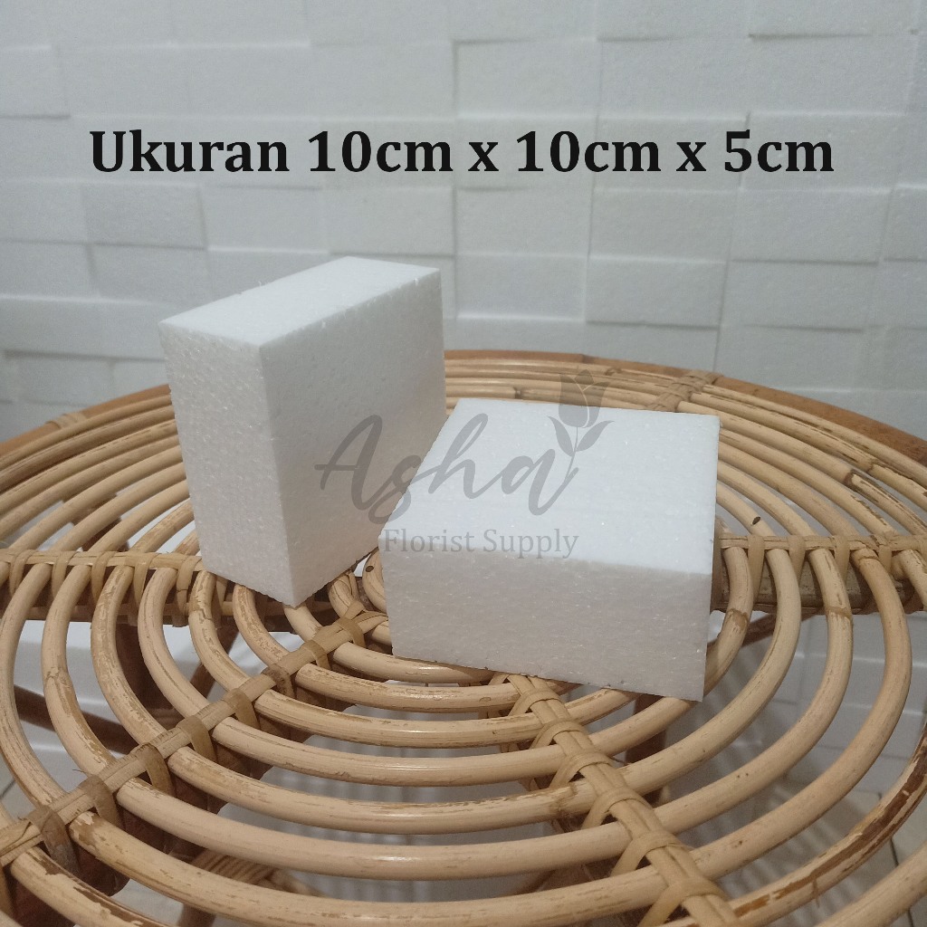 

Ukuran [10x10x5] Sterofoam Buket / Gagang Buket / Gabus buket / Foam Buket