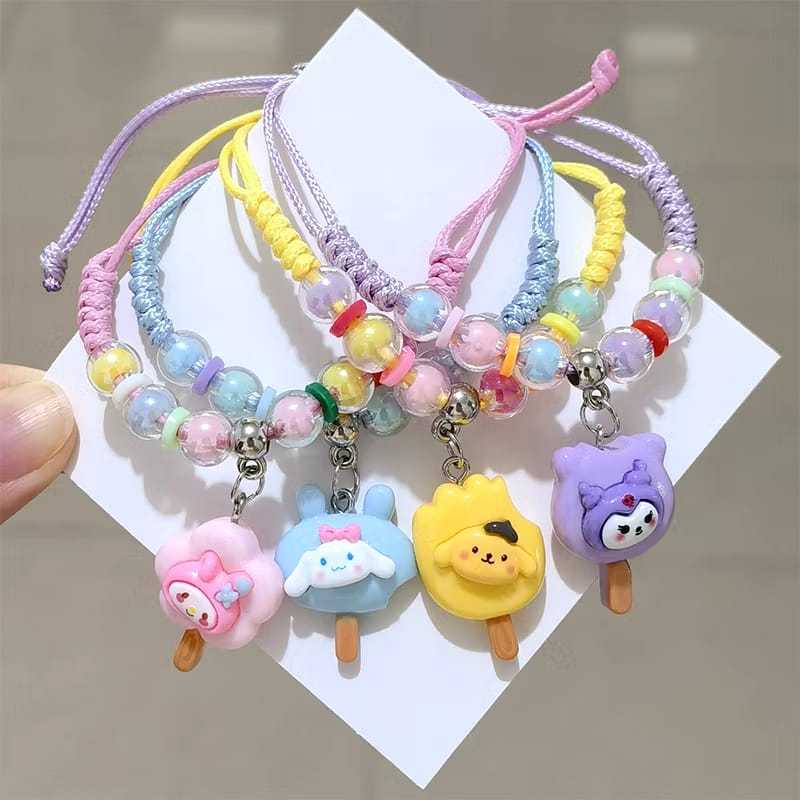 FANSTORE_PKU / COD / Sanrio / Gelang / Cinnamaroll / Kuromi / SpongBob / Crab / Pompurin / Bear / Co
