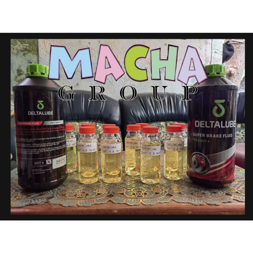 Oli Deltalube Minyak Rem Eceran 100ml DOT-3 & DOT-4