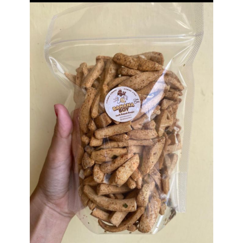 

Basreng pedas daun jeruk purut/basreng renyah/ basreng panjang kekinian
