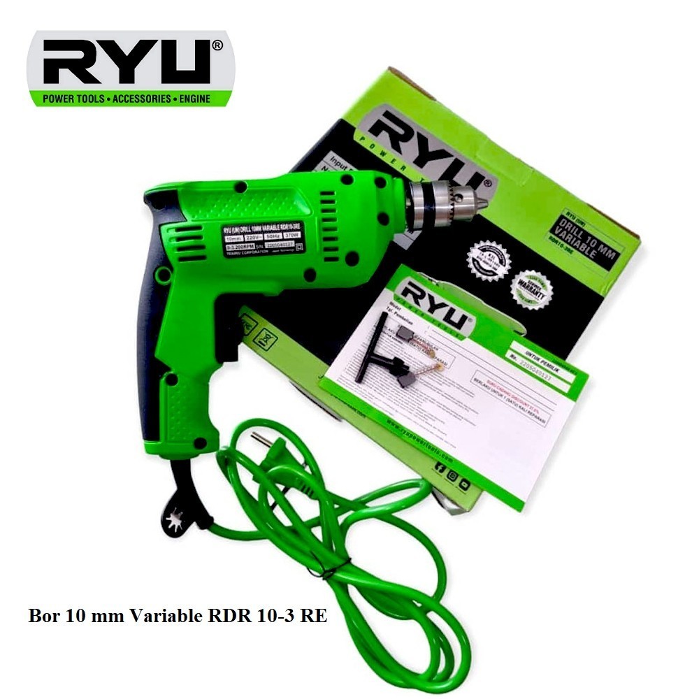 [PROMO] Mesin bor tangan listrik 10 mm mesin bor 10mm - Bor Variable Speed - MESIN BOR TANGAN 10 mm 