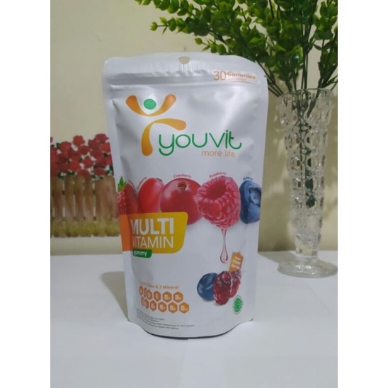 KODE N79I Youvit Multivitamin Dewasa 1 Pouch isi 3 Vit C D  Zink  Superberries