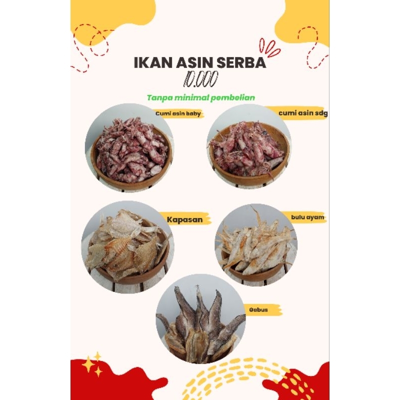 

PROMO IKAN ASIN SERBA 10RB