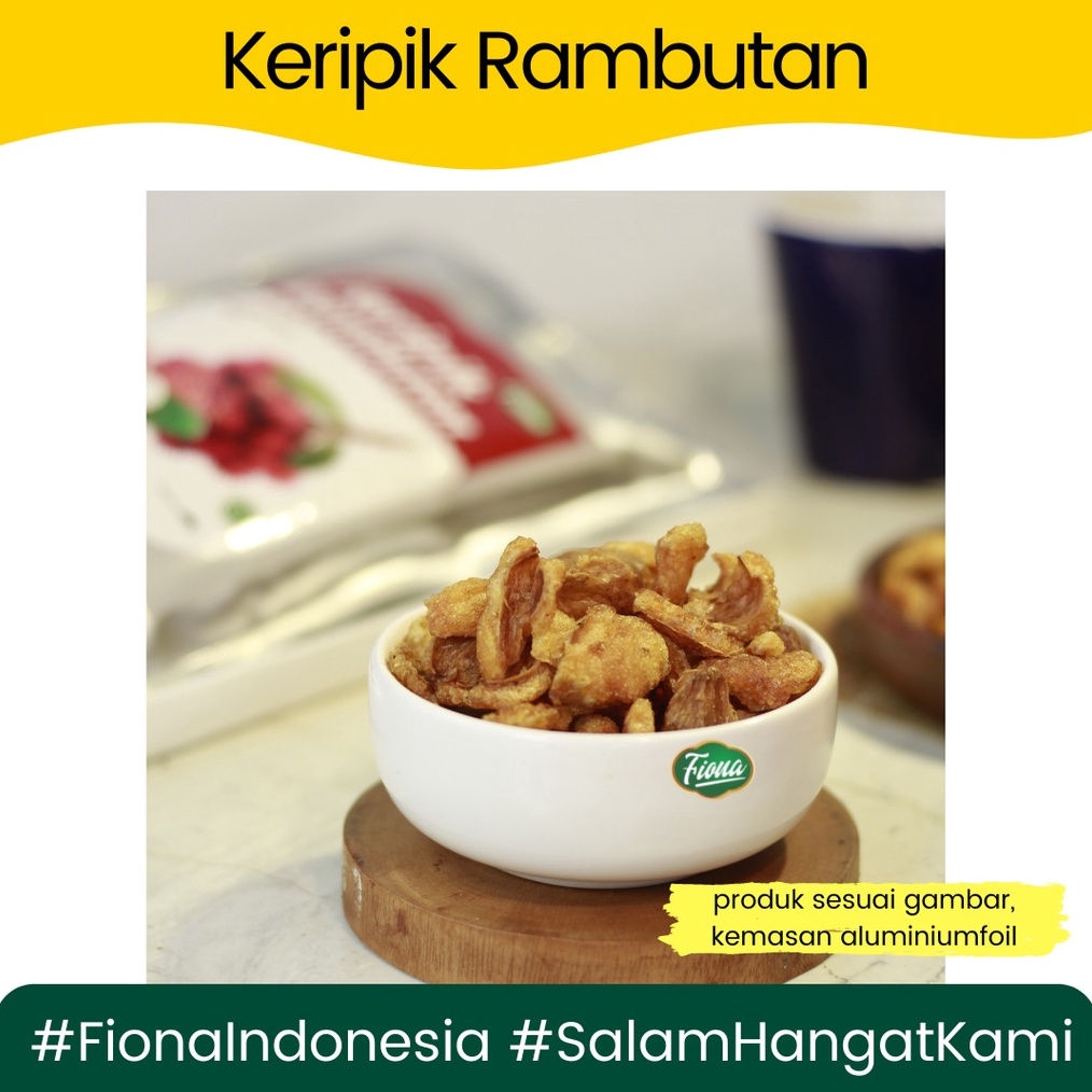 

DISCOUNT Fiona Kripik Rambutan 6 gram Khas Kota Malang