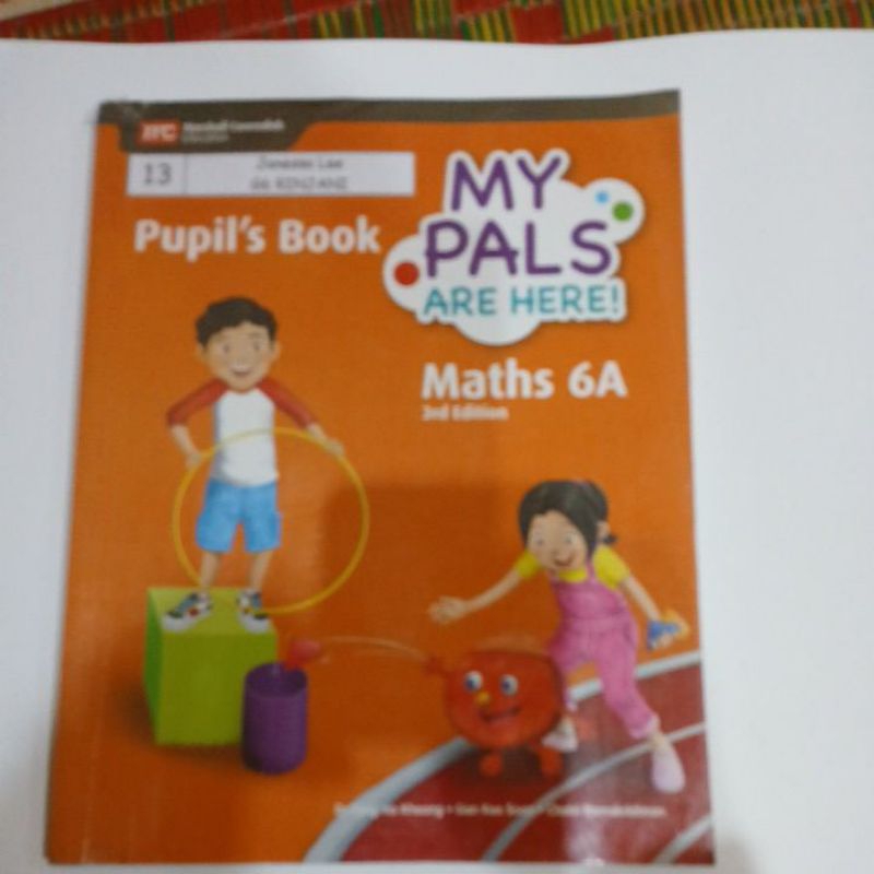 pupil's book my pals are here maths 6a