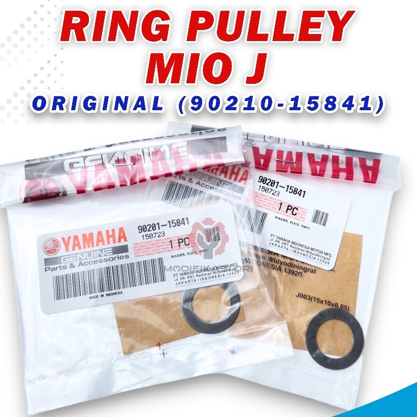 RING PULLEY MIO J -Ring Pulley Tambahan Pulley Non Bubut Pulley Bubut ASLI