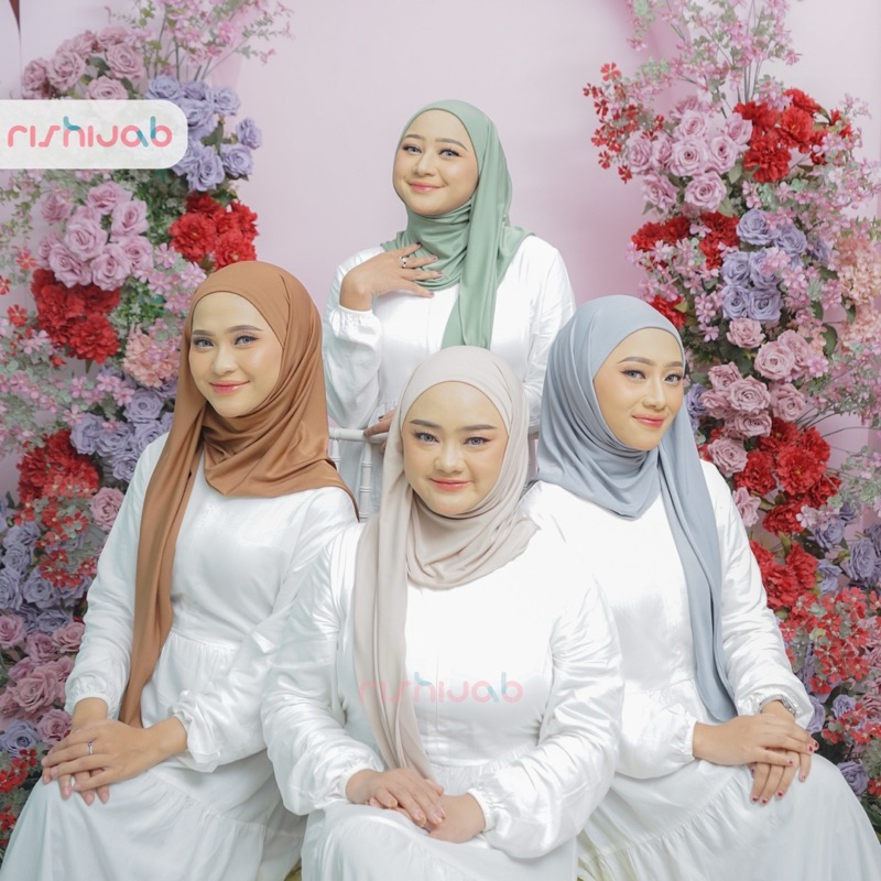 RB RIS HIJAB - SEGITIGA ZAINARA Segitiga Instan Inner Jersey Tali Daily Hijab