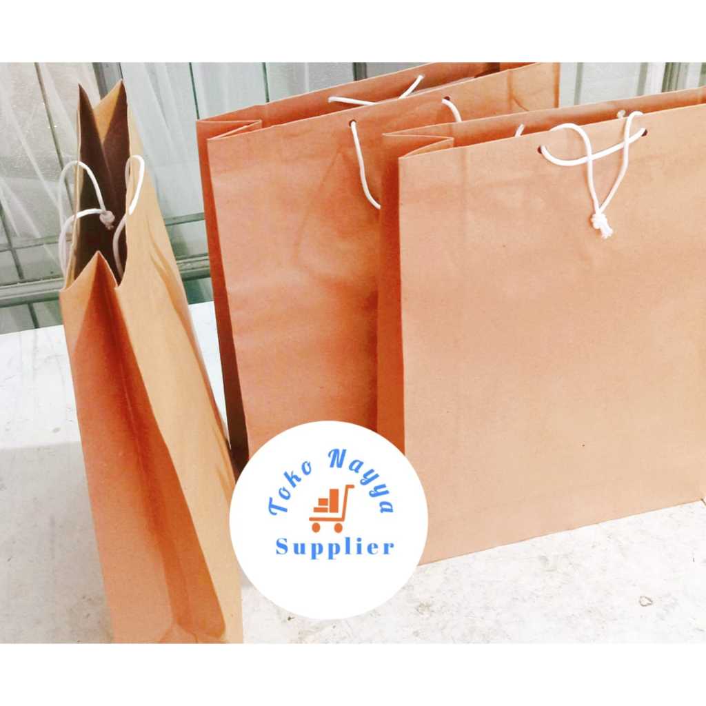 

Paper Bag Polos Cokelat Per Pc