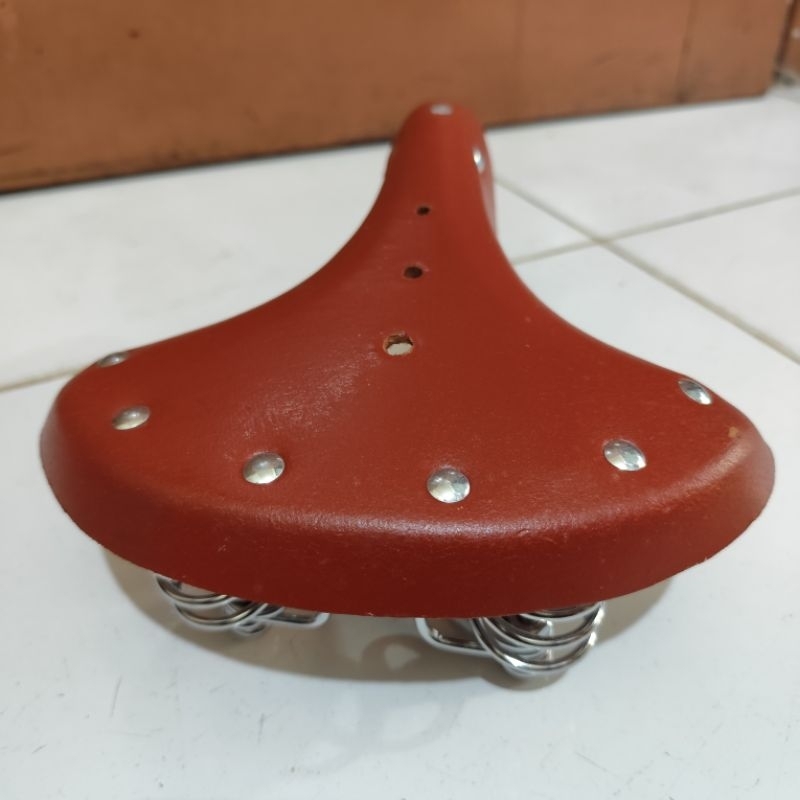 Sadel sepeda onthel Saddle Onthel Sepeda Kulit Onthel Kulit Asli