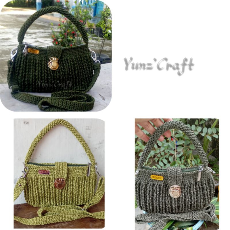 ready tas rajut selempang, tas jinjing rajut,tas wanita, tas pesta, tas rajut