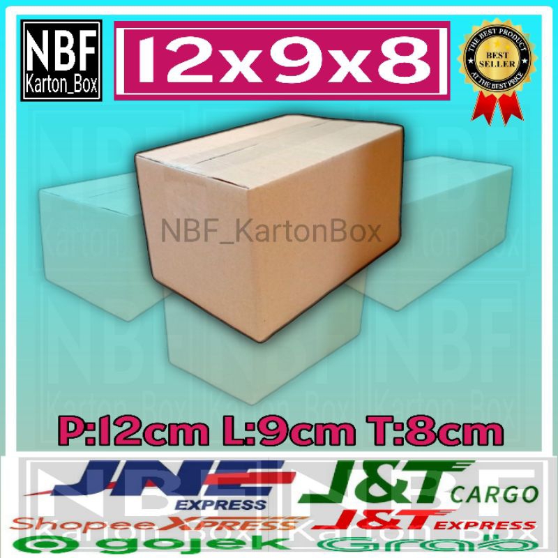 

KartonBox 12x9x8 cm,Kardus Packing Serbaguna, Pembungkus Paket dll.