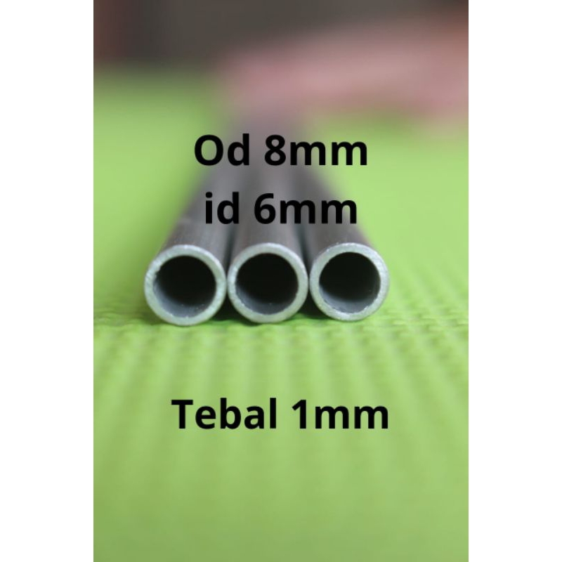 PIPA ALUMINIUM OD 8MM iD6MM x 100CM