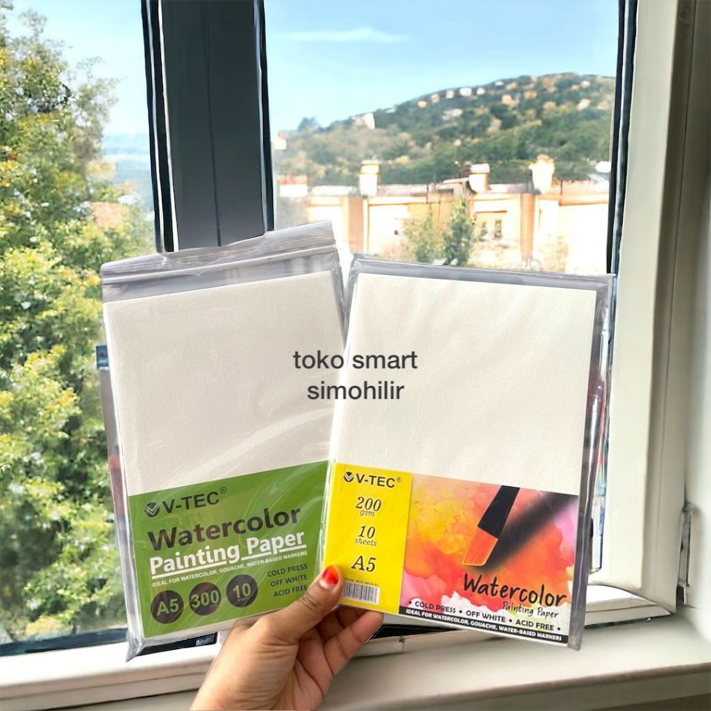

V-tec A5 Water Color Paper Sheets Cold Press Watercolor