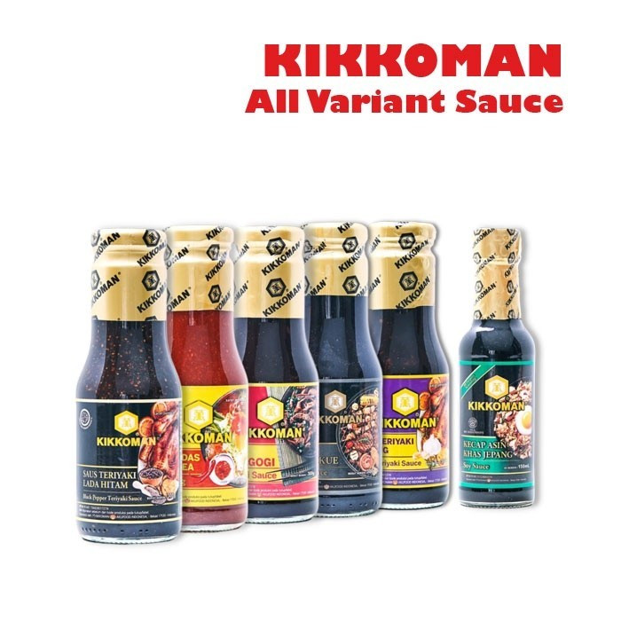 

Kikkoman Saus Teriyaki Bawang Barbekue BBQ Sauce / Kecap Asin Jepang Oriental