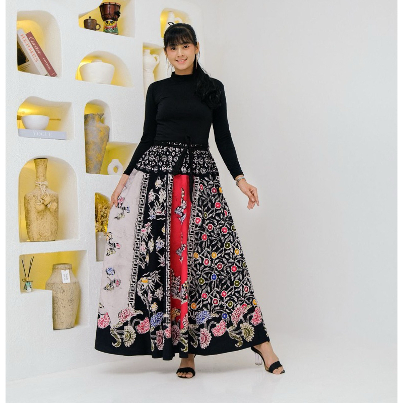 ROK BATIK PAYUNG JUMBO PANJANG LEBAR DEWASA BAWAHAN BATIK CAP PREMIUM