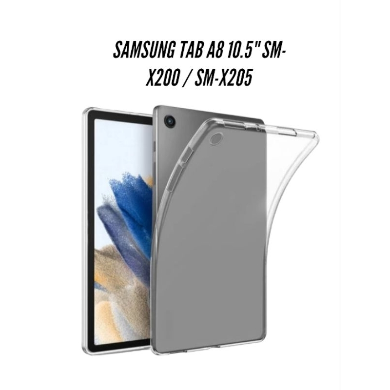 SOFTCASE TAB A8 LTE 2022  ( 10.5 inch ) / X200 / X205 / X205C / X205N  CASE ULTRATHIN SAMSUNG TAB