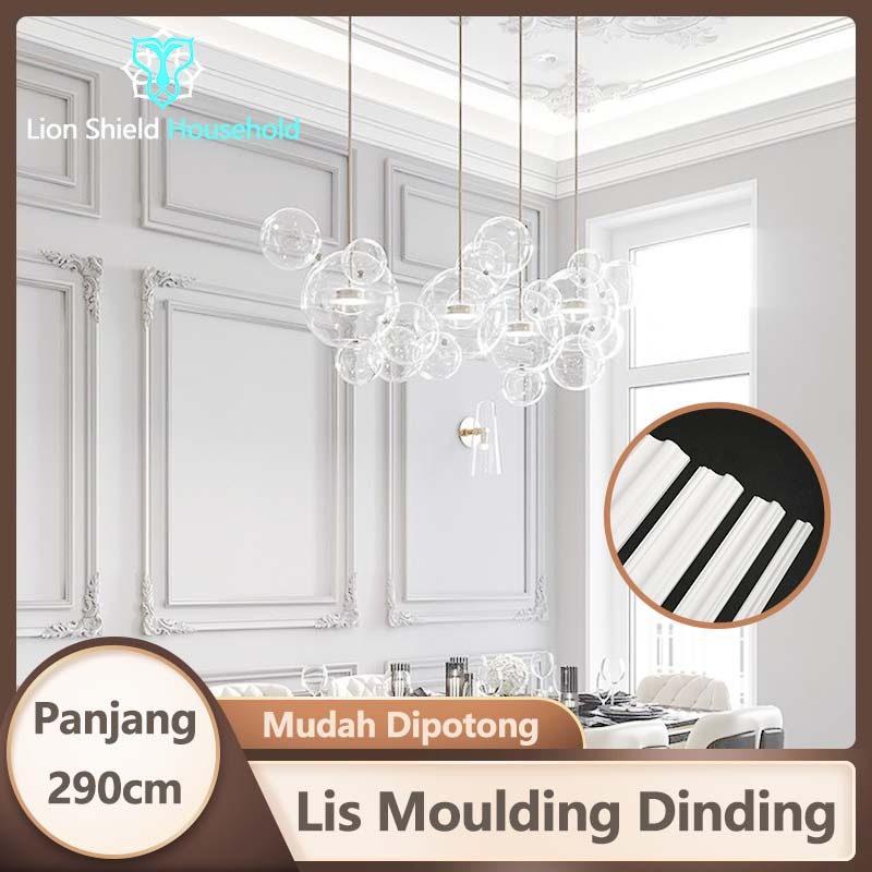 List Border Profil Wall Moulding / Lis Moulding Dinding / List profil PVC Dinding / Molding Panel