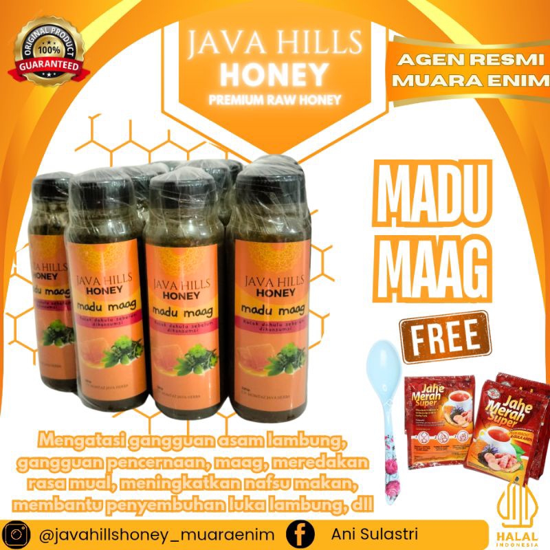 

Madu Maag Java Hills Honey 320gr Herbal Alami 100% Original Spesialis Asam Lambung, Maag, GERD, Vertigo, dll