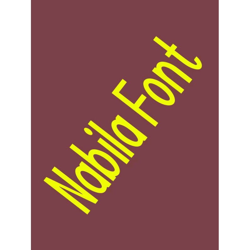 NabilaFont Bebas pakai untuk Desain