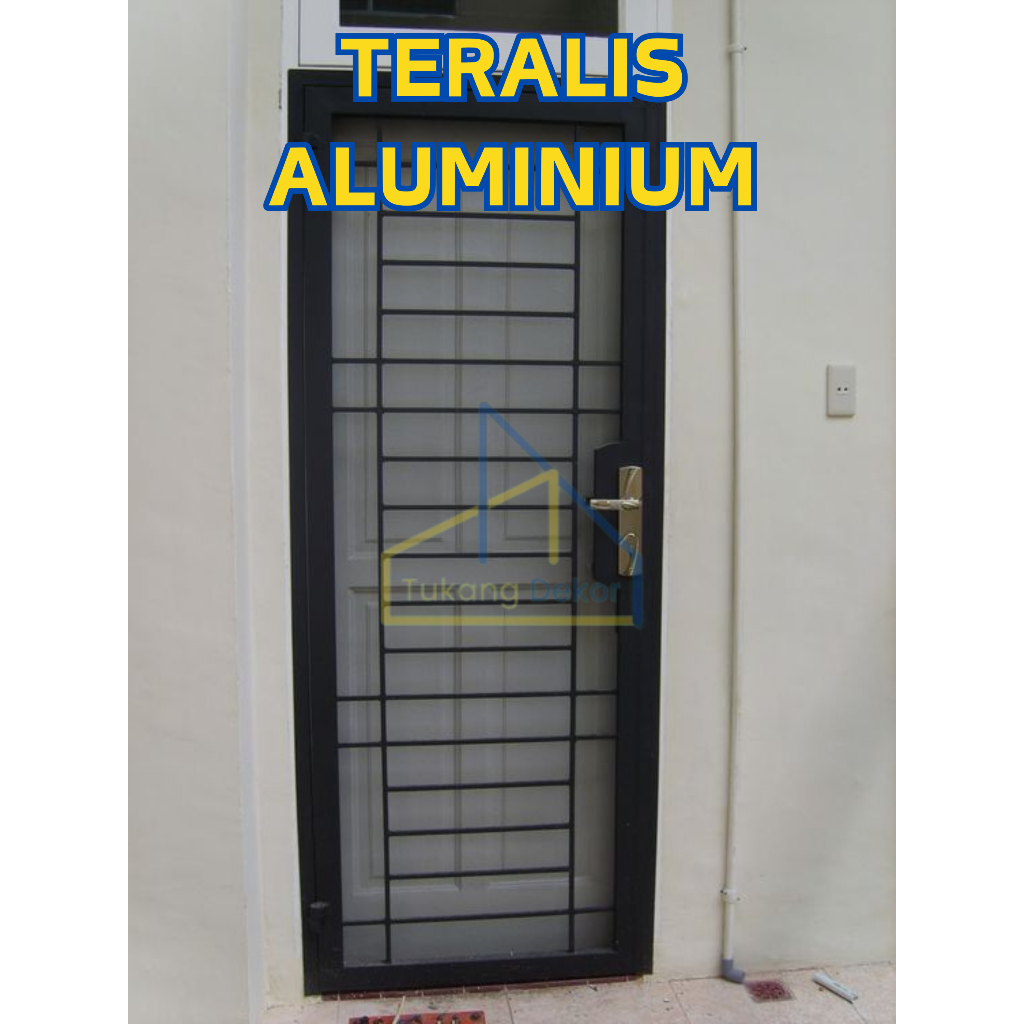 Teralis Pintu Jendela Anti Maling Teralis Besi Aluminium Teralis