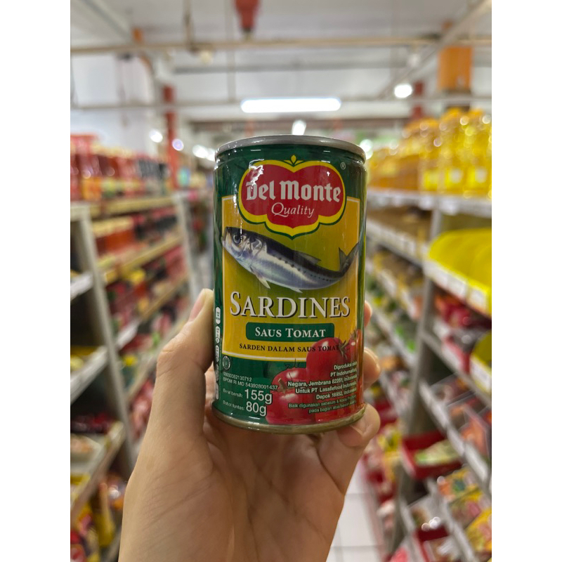 

delmonte sarden saus tomat 155g - del monte sarden tomat