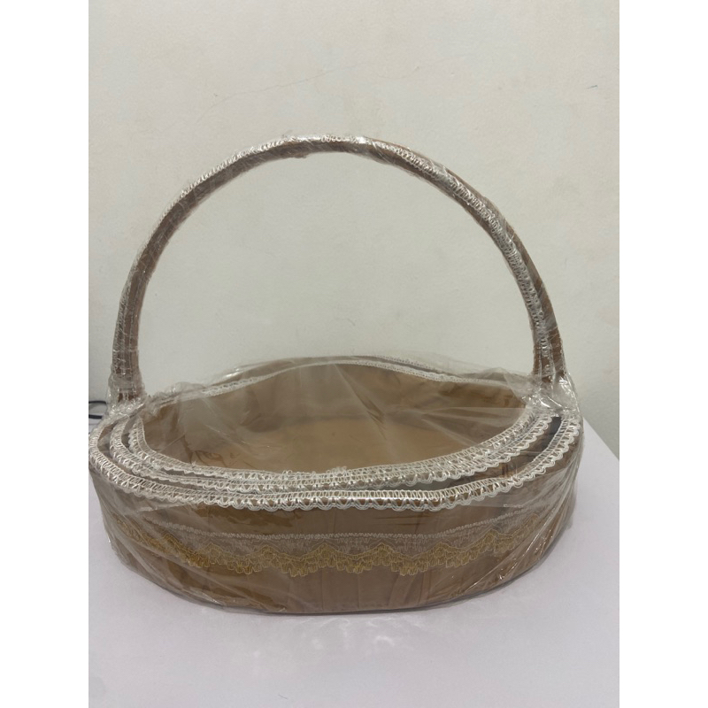 KERANJANG HANTARAN SESERAHAN MODEL WARNA WARNI 1 SET ISI 3 KERANJANG HANTARAN KERANJANG SESERAHAN KE