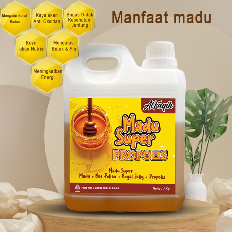 

RB22 Madu super propolis Premium1000 gram Madu Super Murni