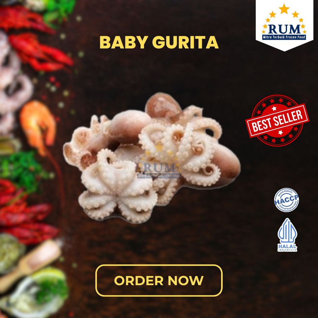 

Rumseafood/Baby Gurita Baby Octopus 500GR