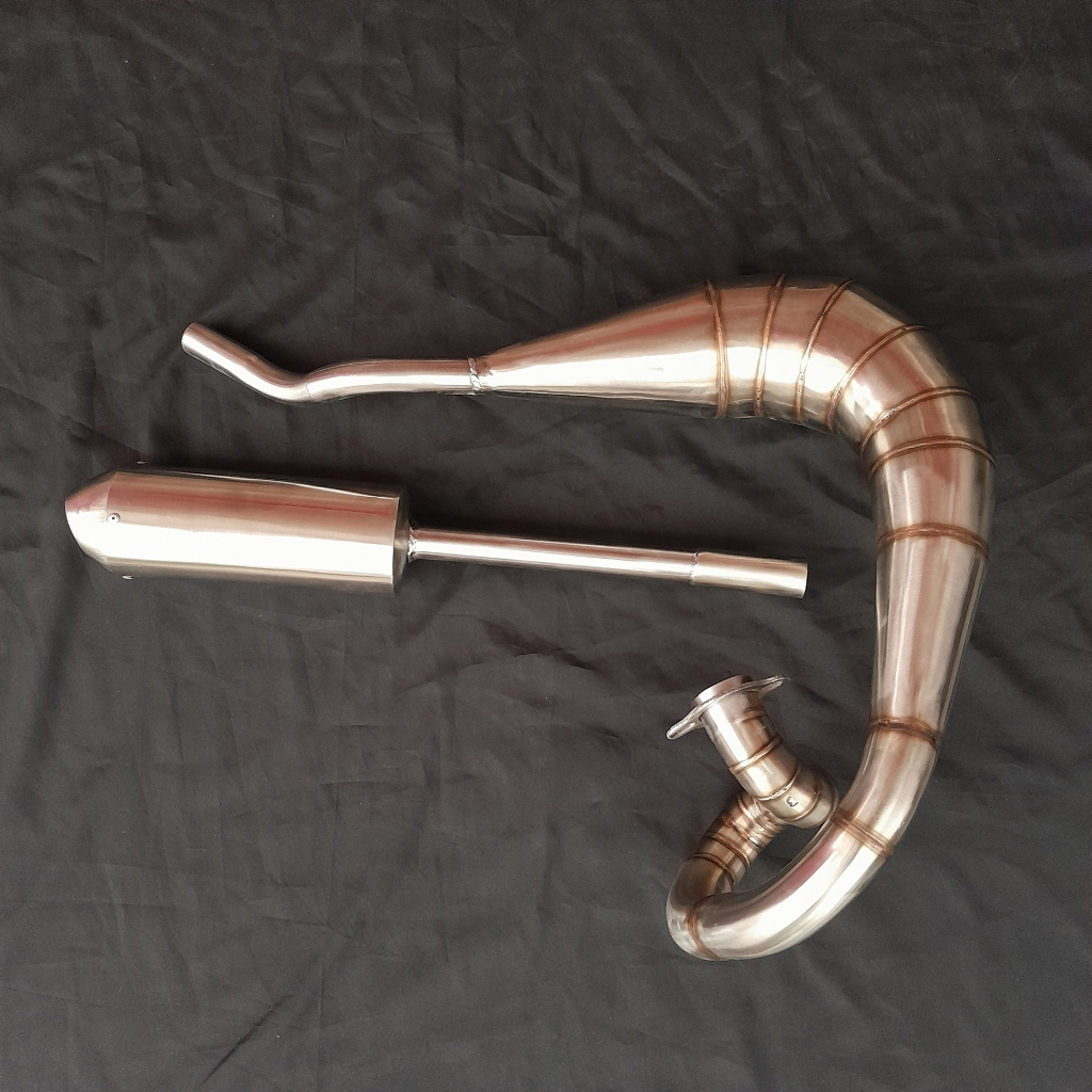 Knalpot Yamaha DT125, Silencer model kapsul Model/type Yy pang yypang Fullstainless