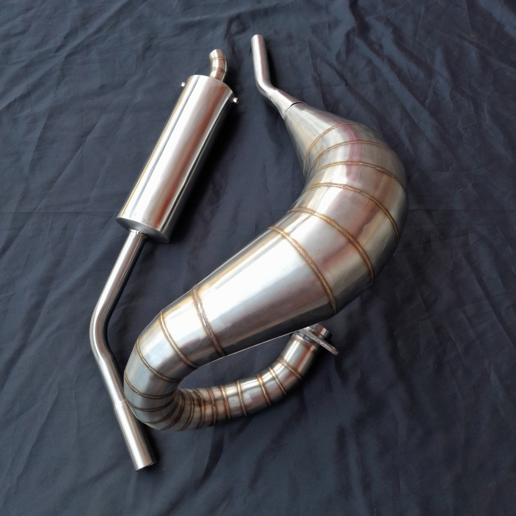 Knalpot Udang Trail Ninja R RR Model/type Yy pang yypang Stainless Pnp