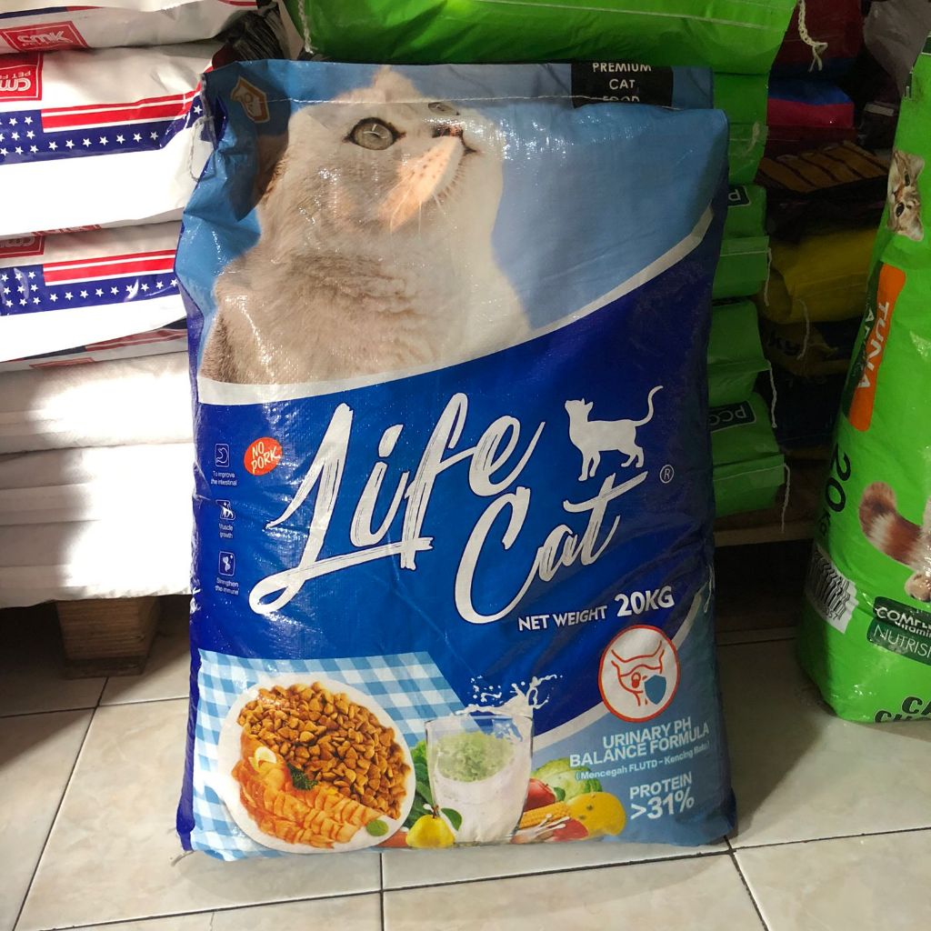 MAKANAN KUCING | LIFECAT 1 KARUNG 20KG