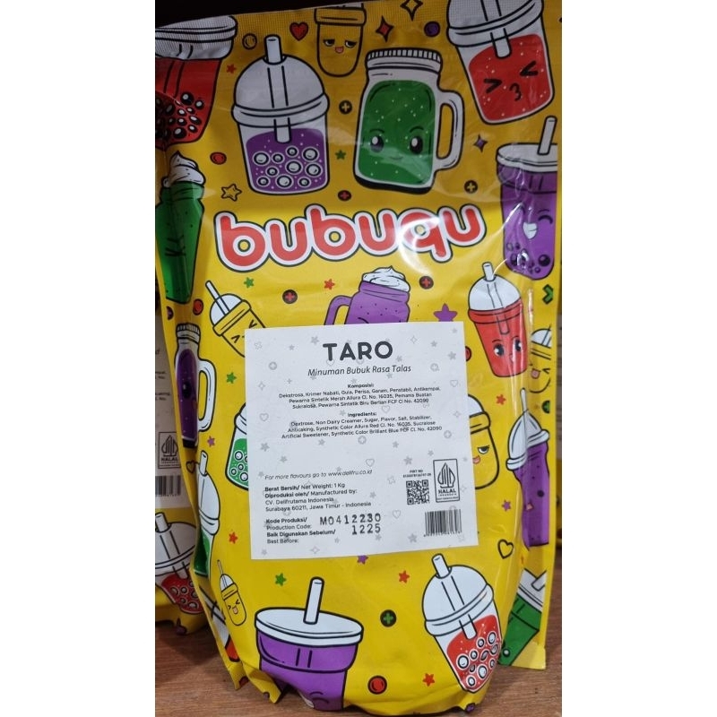 

BUBUQU RASA TARO MINUMAN bubuk 1KG