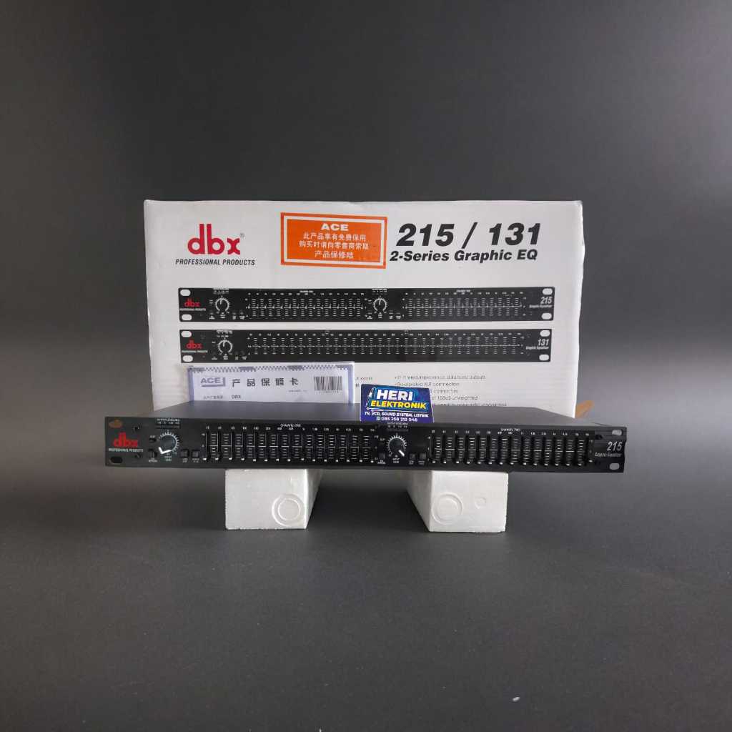 EQUALIZER DBX 215 EQUALISER DBX 215 new