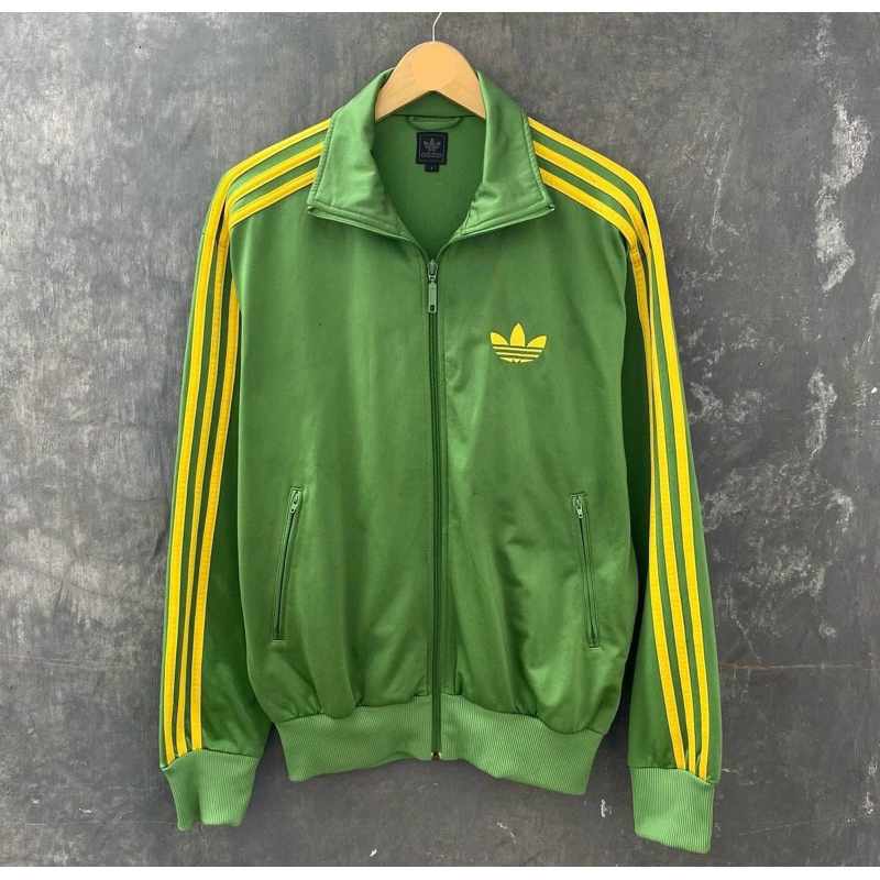 tracktop adidas firebird green