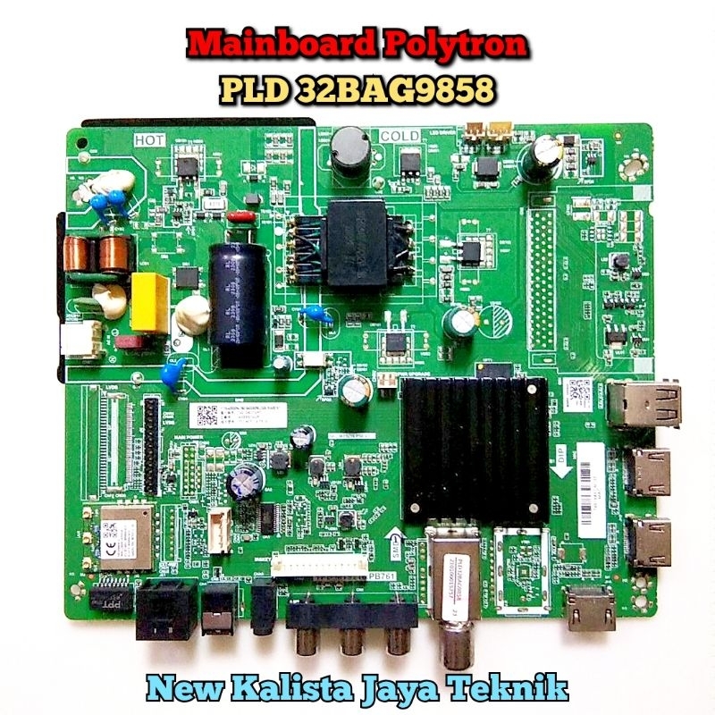 MAINBOARD TV POLYTRON PLD 32BAG9858 ORIGINAL TPD.MT9216.PB761 MB 32BAG9858 MOTHERBOARD TV PLD32BAG98