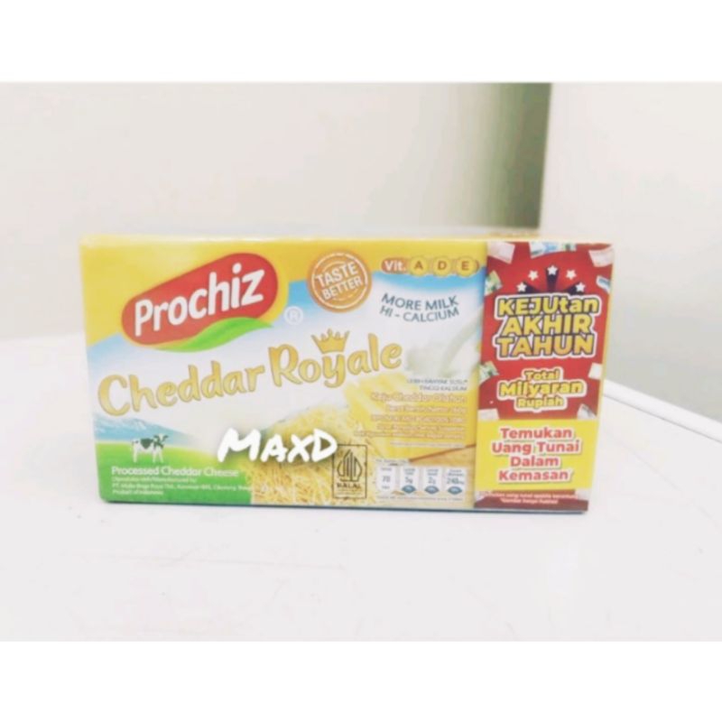 

Keju Prochiz Cheddar Royale 160 gr 1 Pcs (EXP. 2 JANUARY 2025)