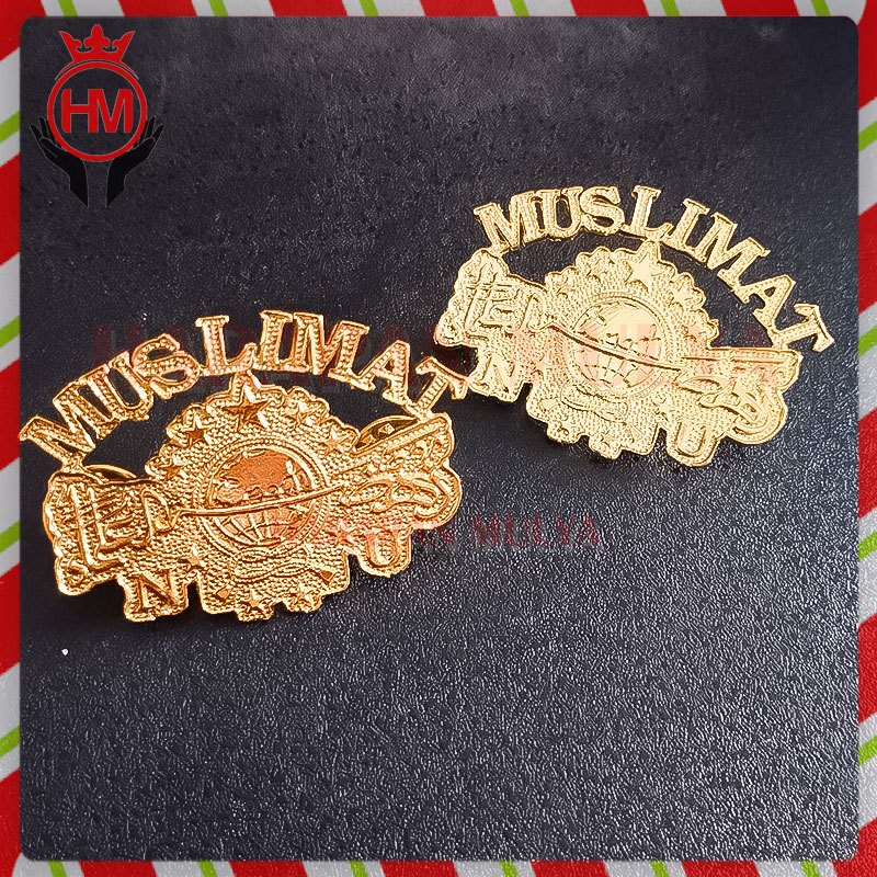 Pin Muslimat NU Lencana Pin Model Cor Pin Cor Logo Muslimat NU - Harapan Mulya