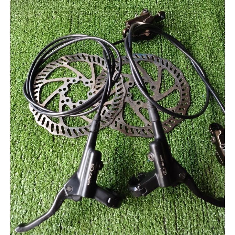 Brakeset Rem Hydraulic Logan + Rotor Tektro 160mm Second Mulus