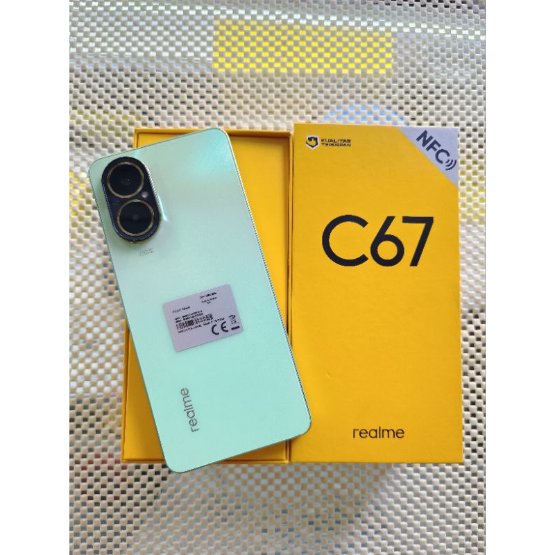 realme c67 nfc 8/128 second lengkap mulus