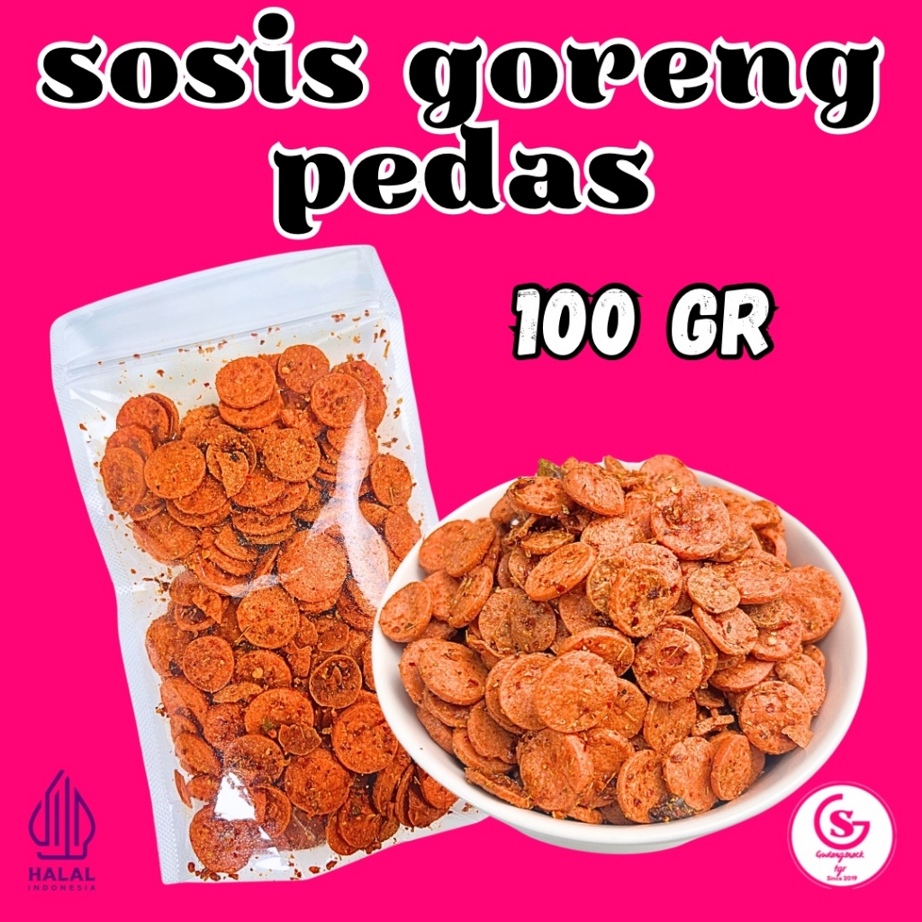 

SOSIS GORENG PEDAS KRIUKK 100GR BY GudangSnackTgr