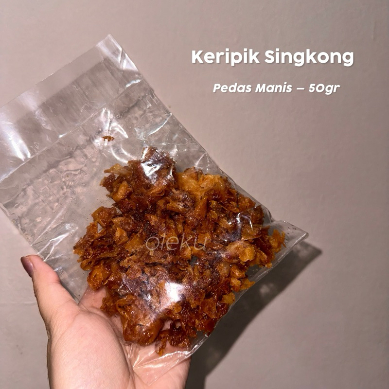 

OLEKU SNACK — Kerupuk Ubi Renyah Manis Pedas Camilan