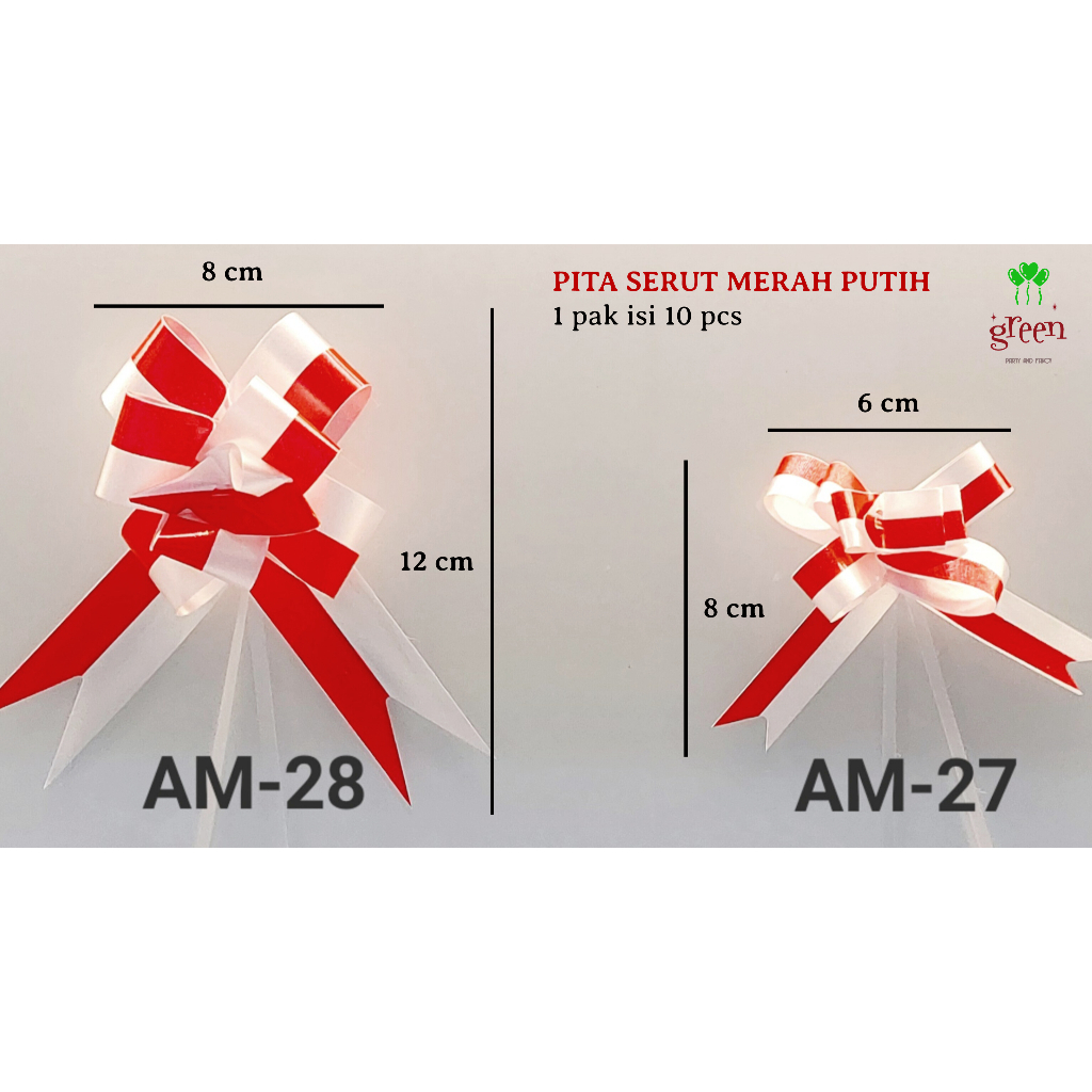

Pita serut merah putih Pita tarik merah putih Pita kado merah putih Pita 17an