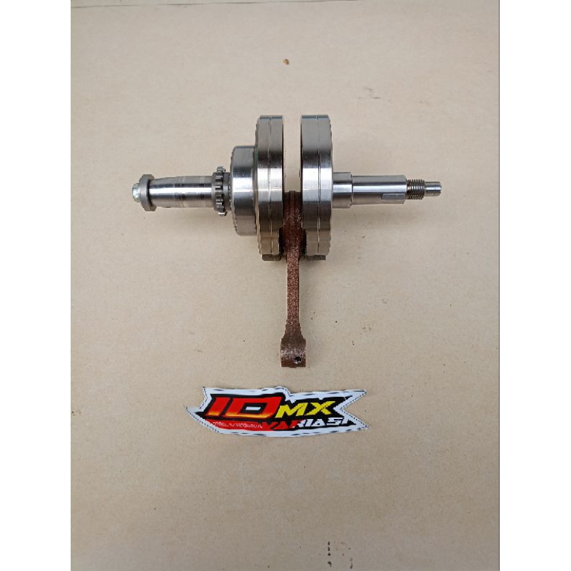 kruk krun krek as klx 150 cranhshaft stang seher KLX 150 DTRACKER original copotan kruck as kawasaki