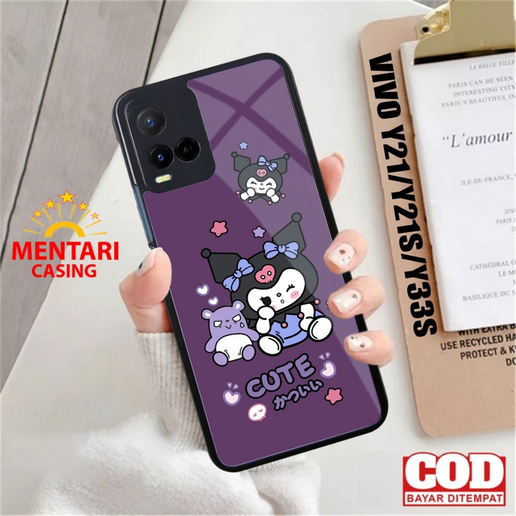 Case Hp Vivo Y21 / Y21s / Y33s Terbaru - Casing Vivo Terlaris - Motif Kuromi01 - Hardcase Premium Gl
