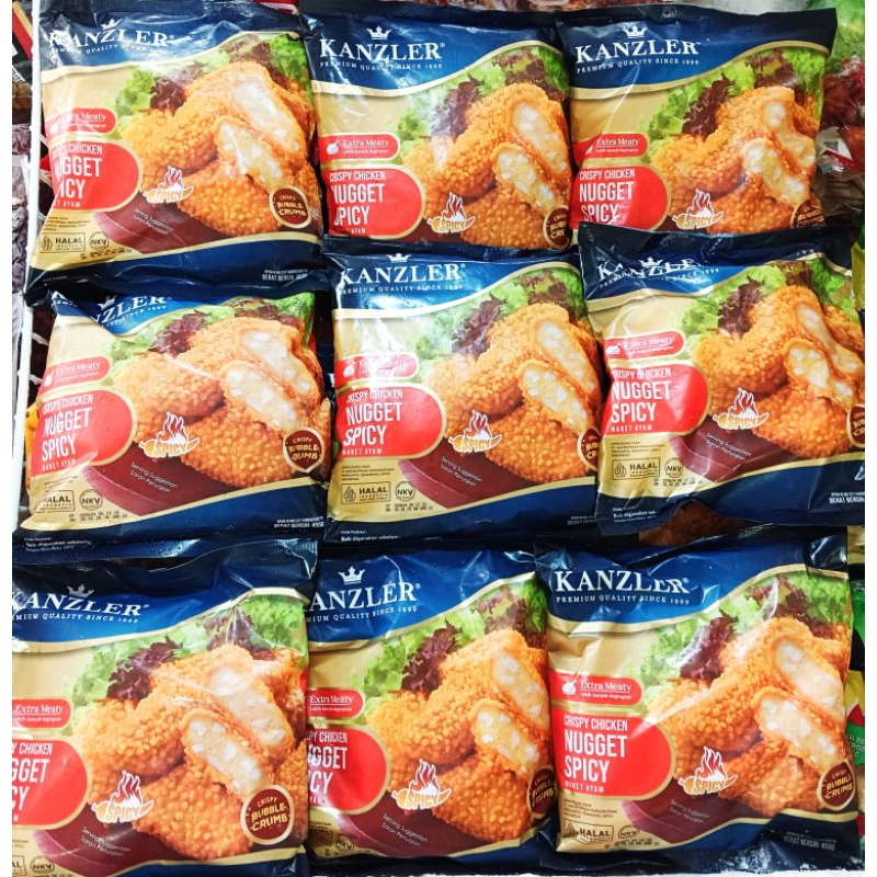 

KANZLER NAGET AYAM SPICY/NUGGET HOT 450GR