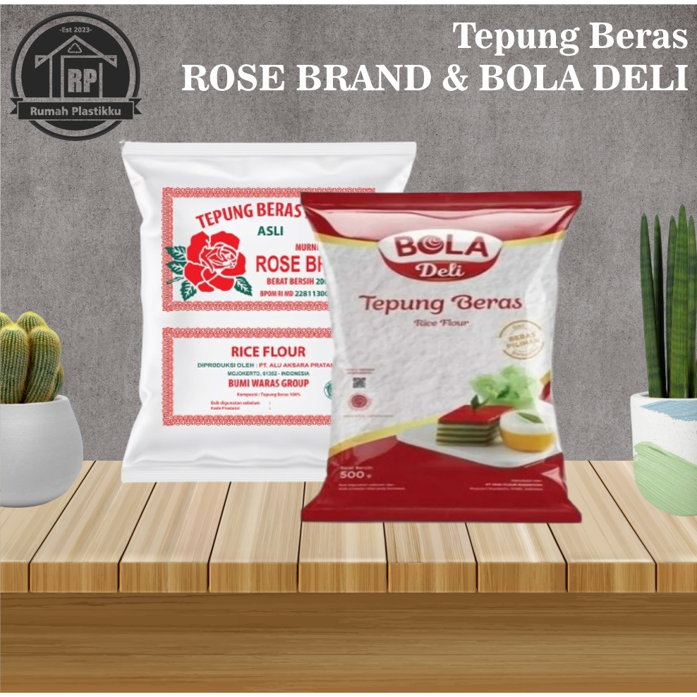 

Tepung Beras Rose Brand / Tepung Beras Bola Deli / Packing 500gr